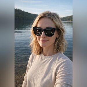 Nectar Chatham Polarized Black Sunglasses Like New Condition